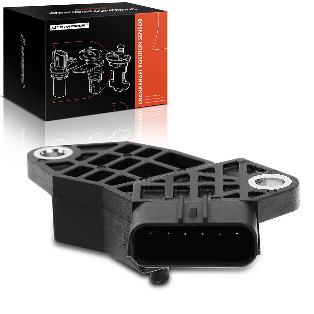 A-Premium crankshaft sensor front view for reliable engine position sensing