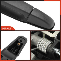 A-Premium paintable door handle allows color matching to your vehicle exterior