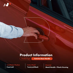 A-Premium metal-detail door handle emphasizes rugged strength for Tacoma 1995-2004