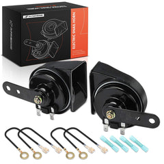A-Premium dual snail horn 80mm in use in vehicle, ready to alert on the road.
