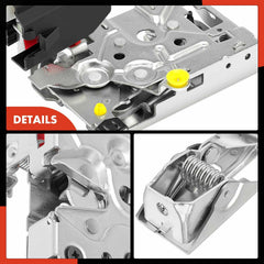 A-Premium durable latch assembly with plastic and metal construction