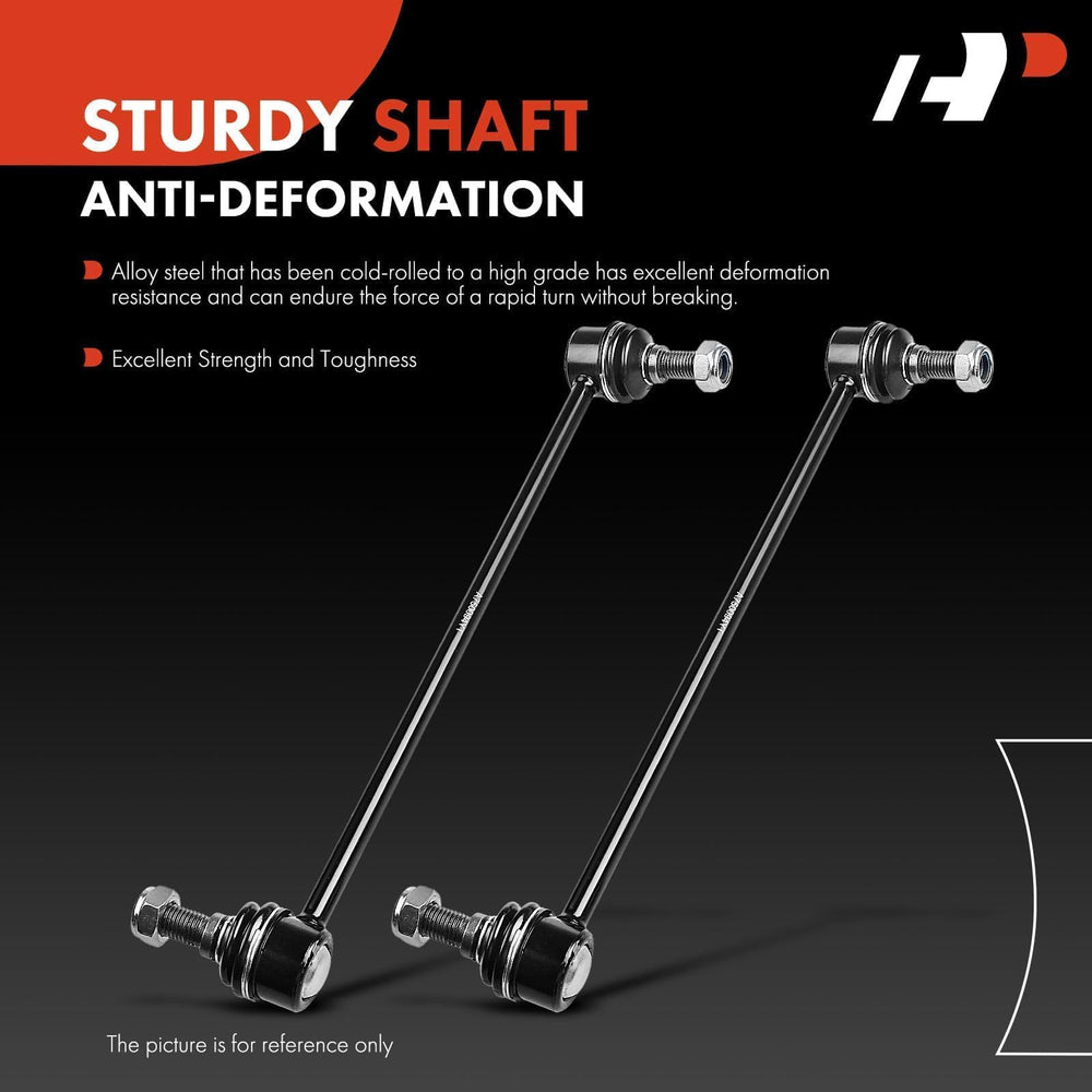 A-Premium dust-boot end link protects against dust and moisture.