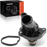 A-Premium coolant thermostat housing assembly visual showing precise fit and reliable cooling.
