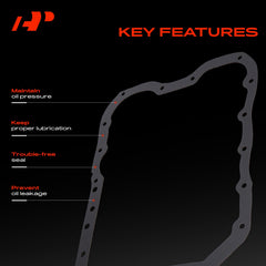 A-Premium engine oil pan gasket set compatibility demonstrates wide vehicle fit.