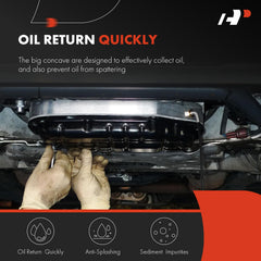A-Premium engine oil pan mounting hole 21mm enables secure fit