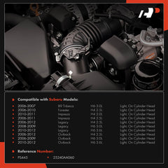 A-Premium sensor mounted on Outback cylinder head for stable pressure signals