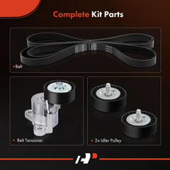 A-Premium belt tensioner maintains proper belt tension during operation