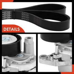 A-Premium Nissan Altima fitment label confirms 56.18-inch belt length compatibility.
