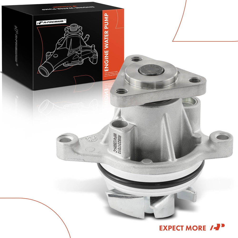 A-Premium water pump packaging and seals ready for install