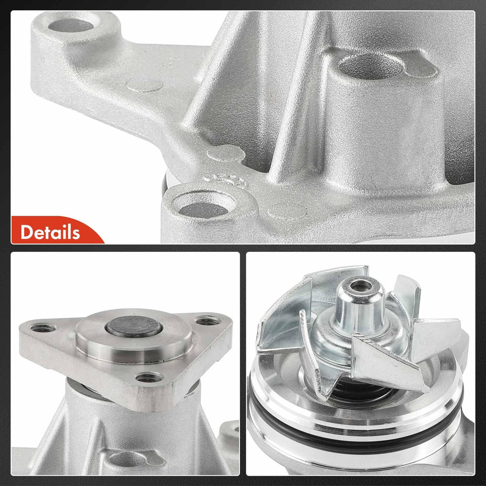 A-Premium water pump includes seals and packaging for easy installation