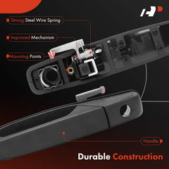 A-Premium exterior handle for Suburban front driver side, rugged plastic.