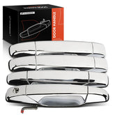 A-Premium exterior door handle front-left chrome, durable replacement for Silverado.