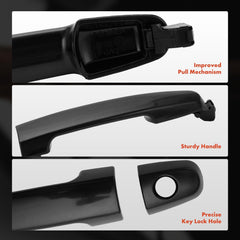 A-Premium exterior door handle for Toyota RAV4 rear right, easy DIY install