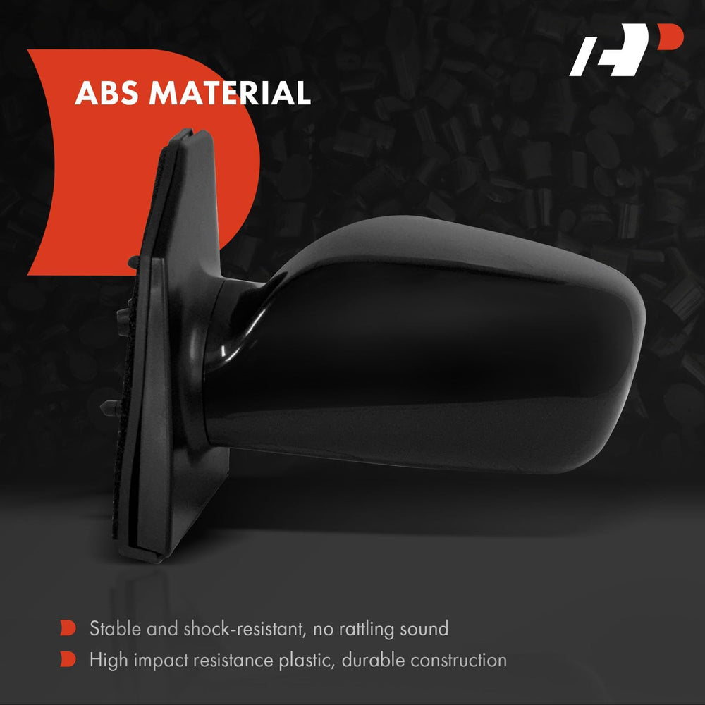A-Premium flat glass mirror delivers clear, distortion-free vision