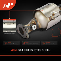 A-Premium kit – 3-bolt outlet flange for a secure, reliable exhaust path.