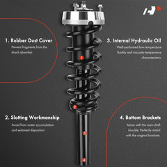 Gas shock absorbers with double-pipe design enhance front damping performance
