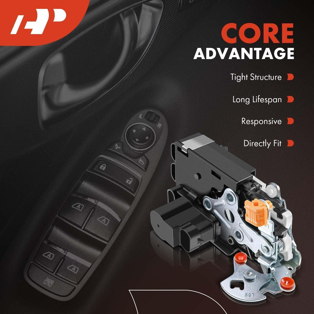 A-Premium front door lock actuator driver side connectors indicate plug-and-play compatibility