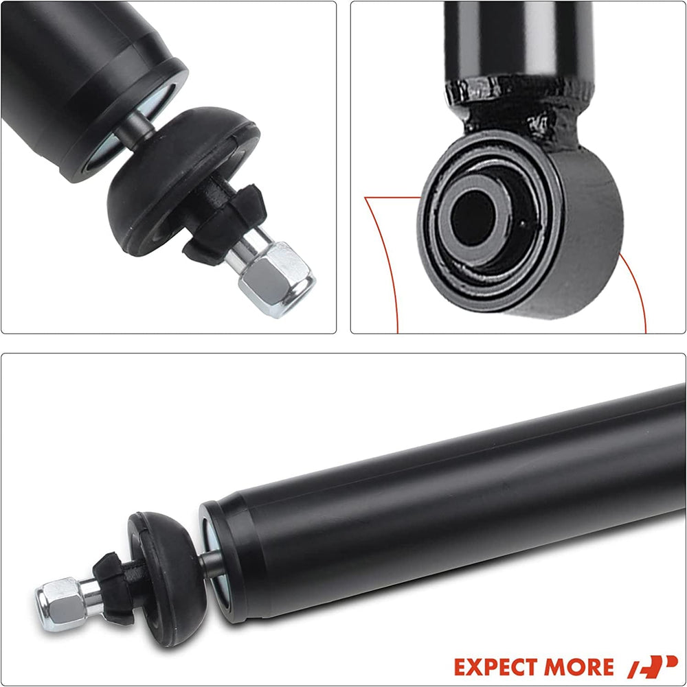 A-Premium front dust shield protects the strut from debris and moisture.