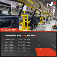 A-Premium front left regulator installation view showing direct-fit design.