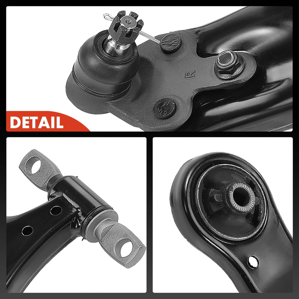 A-Premium replacement arm for Toyota Sienna, left-side angle for wheel alignment.