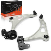 A-Premium front left lower control arm with ball joint for precise steering.