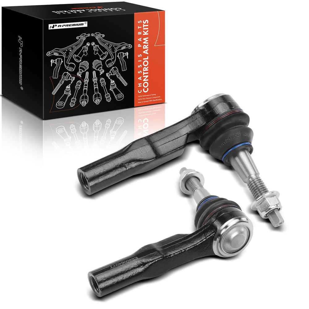 A-Premium front outer tie rod end left with durable steel build for steady steering