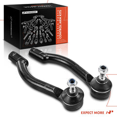 A-Premium packaging shows components and warranty for front outer tie rod end