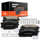 A-Premium front and rear ceramic brake pads kit for Lexus and Toyota, low dust, quiet operation