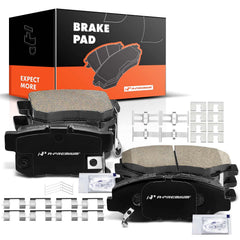 A-Premium front and rear ceramic brake pads kit for Honda/Acura with low dust and quiet operation