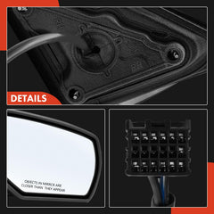 A-Premium front-right mirror designed for Silverado with manual fold feature