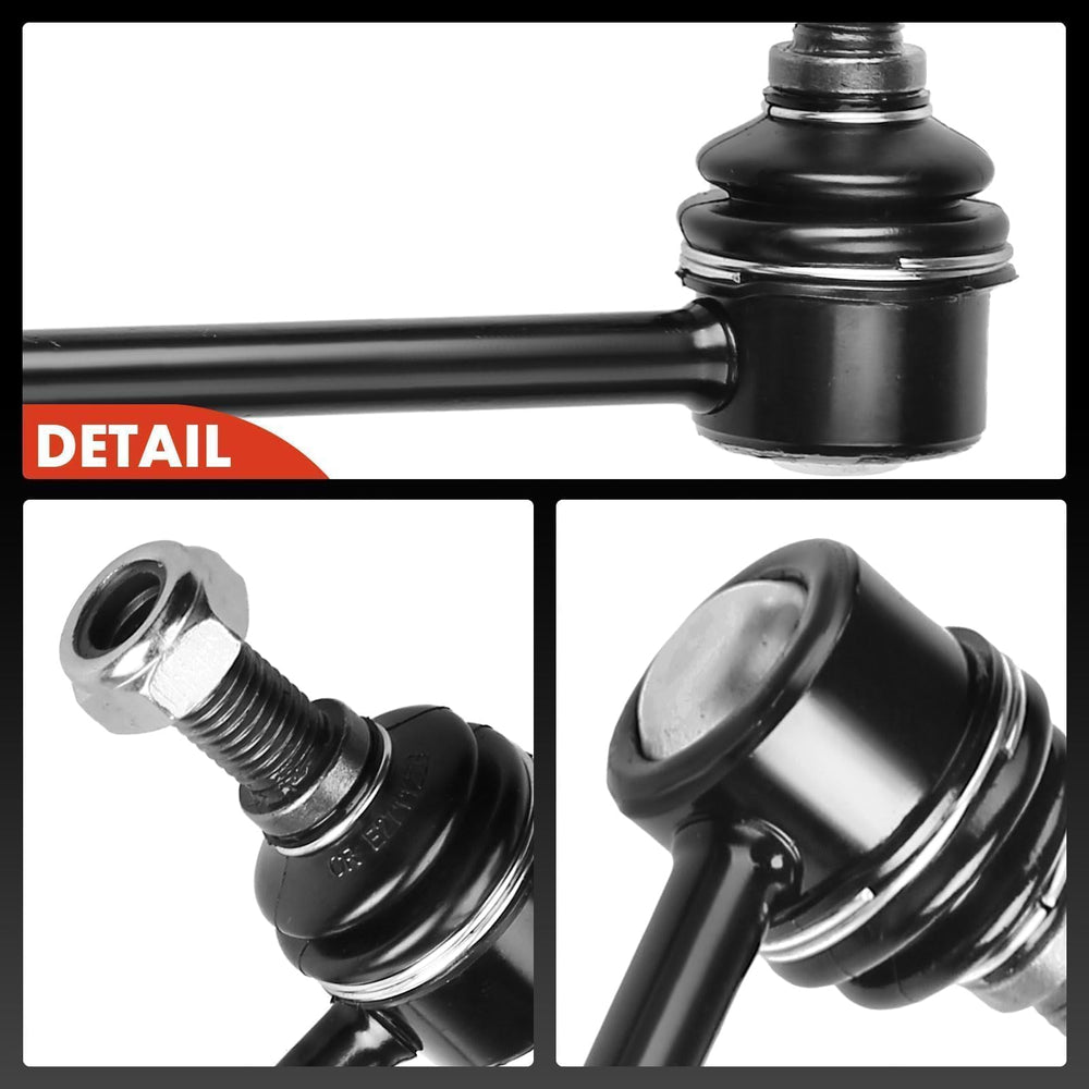 A-Premium reinforced steel end link demonstrates robust suspension support.