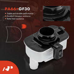Two-port design with 3.5 inch length aids installation.
