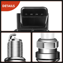 7.7mm gap size guides precise spark spacing for consistent performance.