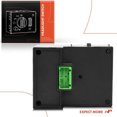 A-Premium headlight switch installation steps illustration suggests quick setup.