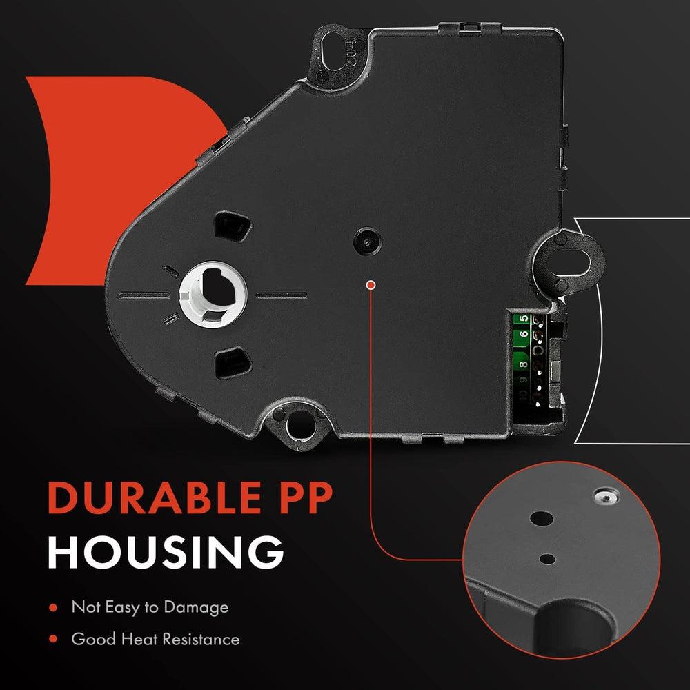 A-Premium GMC/Chevy blend door actuator for C1500 Suburban variants, showing precise fit.