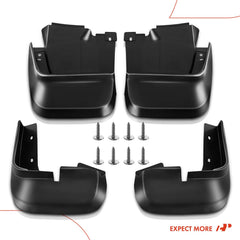 A-Premium Honda Civic mud flaps set shown from an angled view