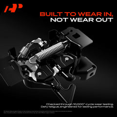 A-Premium hood latch lock durable metal design enhances reliability for daily driving