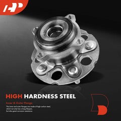 A-Premium hub with 5-lug flange and 4-hole design.