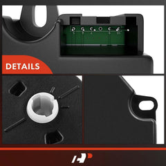 A-Premium blend door actuator with GM model fitment reference.