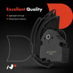 A-Premium blend door actuator labeling confirms model fit and reference numbers.