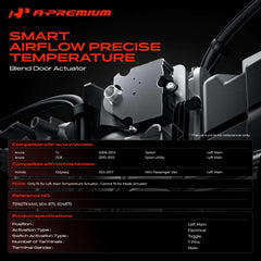 A-Premium actuator for ZDX left-main maintains consistent cabin climate in 2010–2013 SUV.