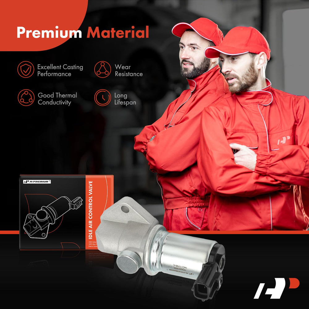 A-Premium idle air valve application map shows broad cross-compatibility