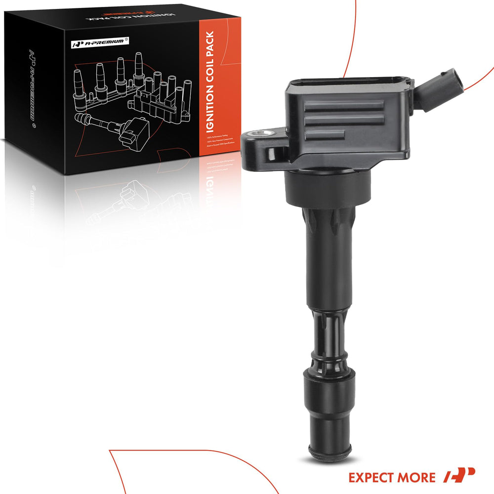 A-Premium ignition coil packaging and one-year unlimited-mileage warranty