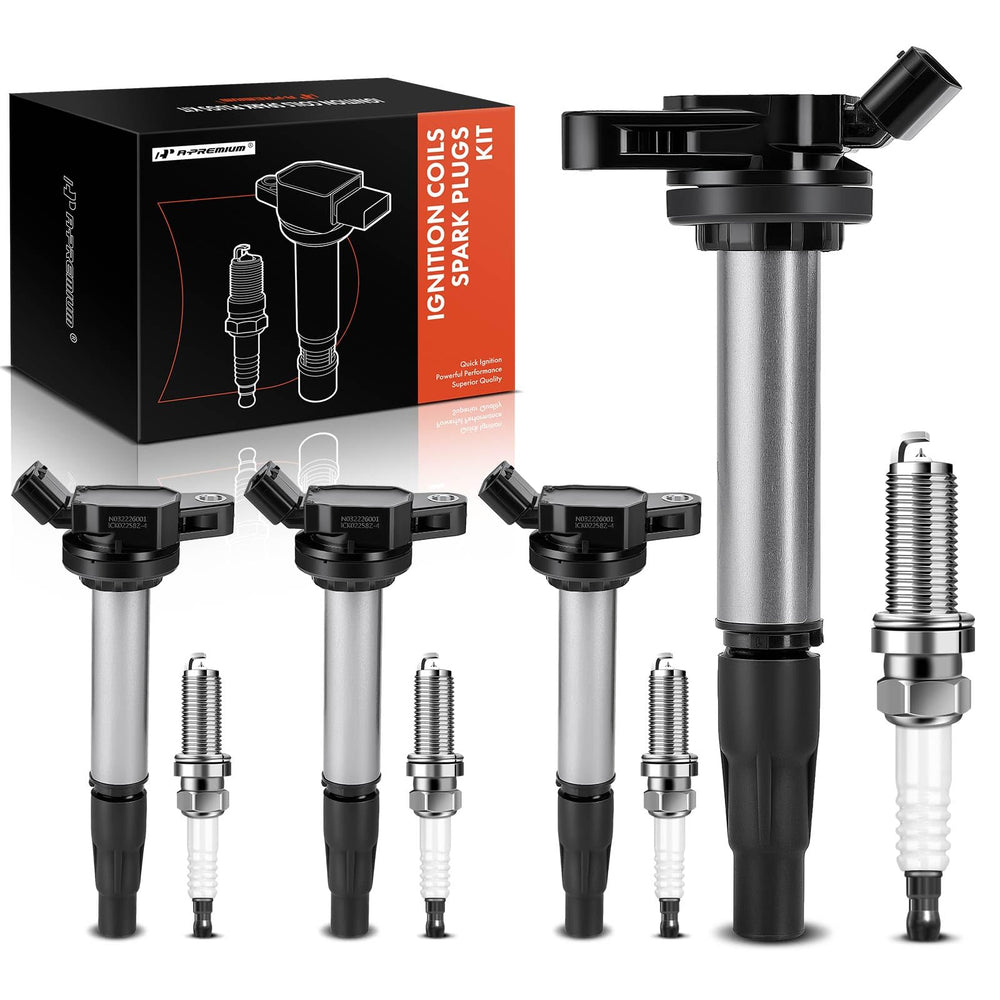 A-Premium ignition coil pack front view for Toyota compatibility improves ignition reliability