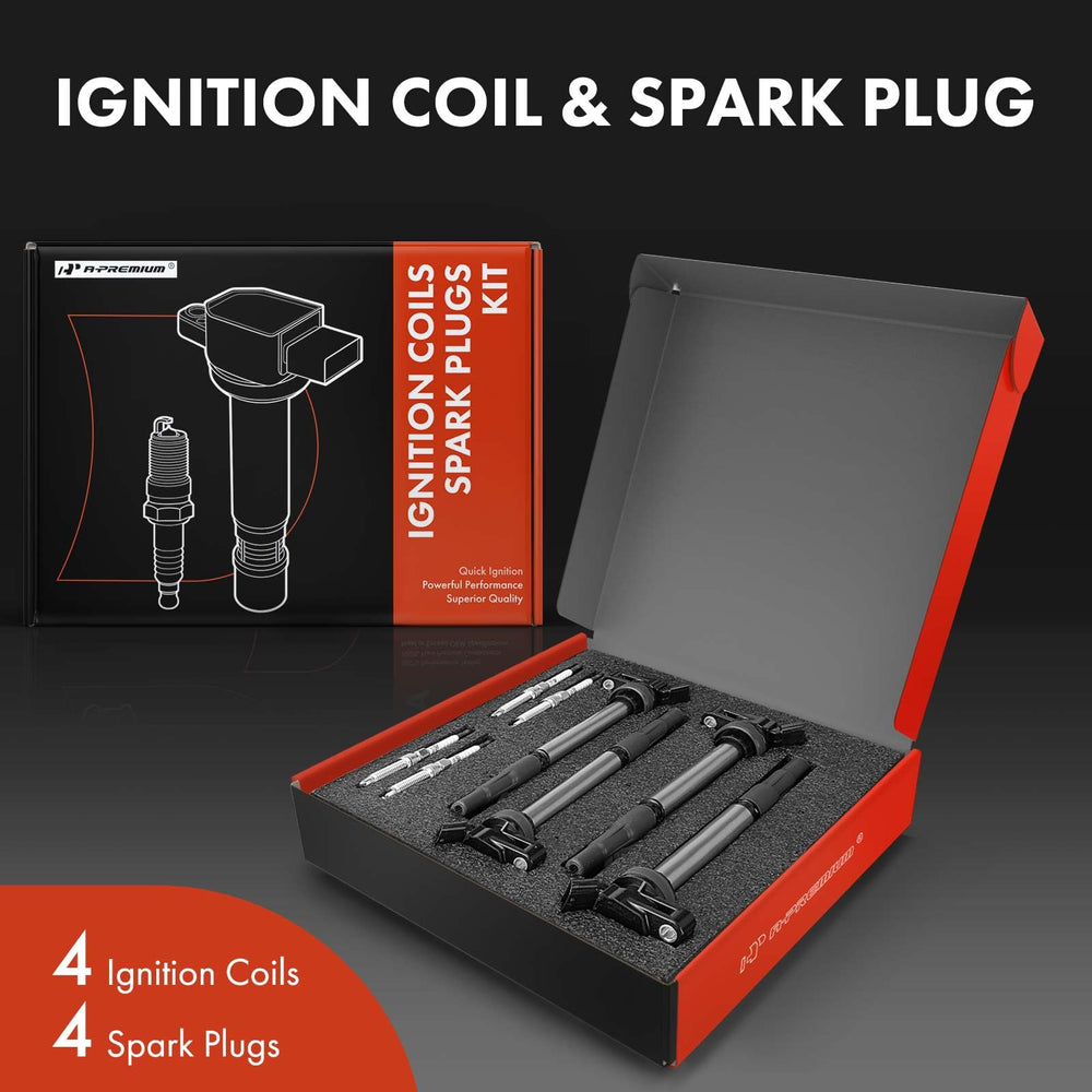 A-Premium ignition coil pack side view highlights bolt-on installation