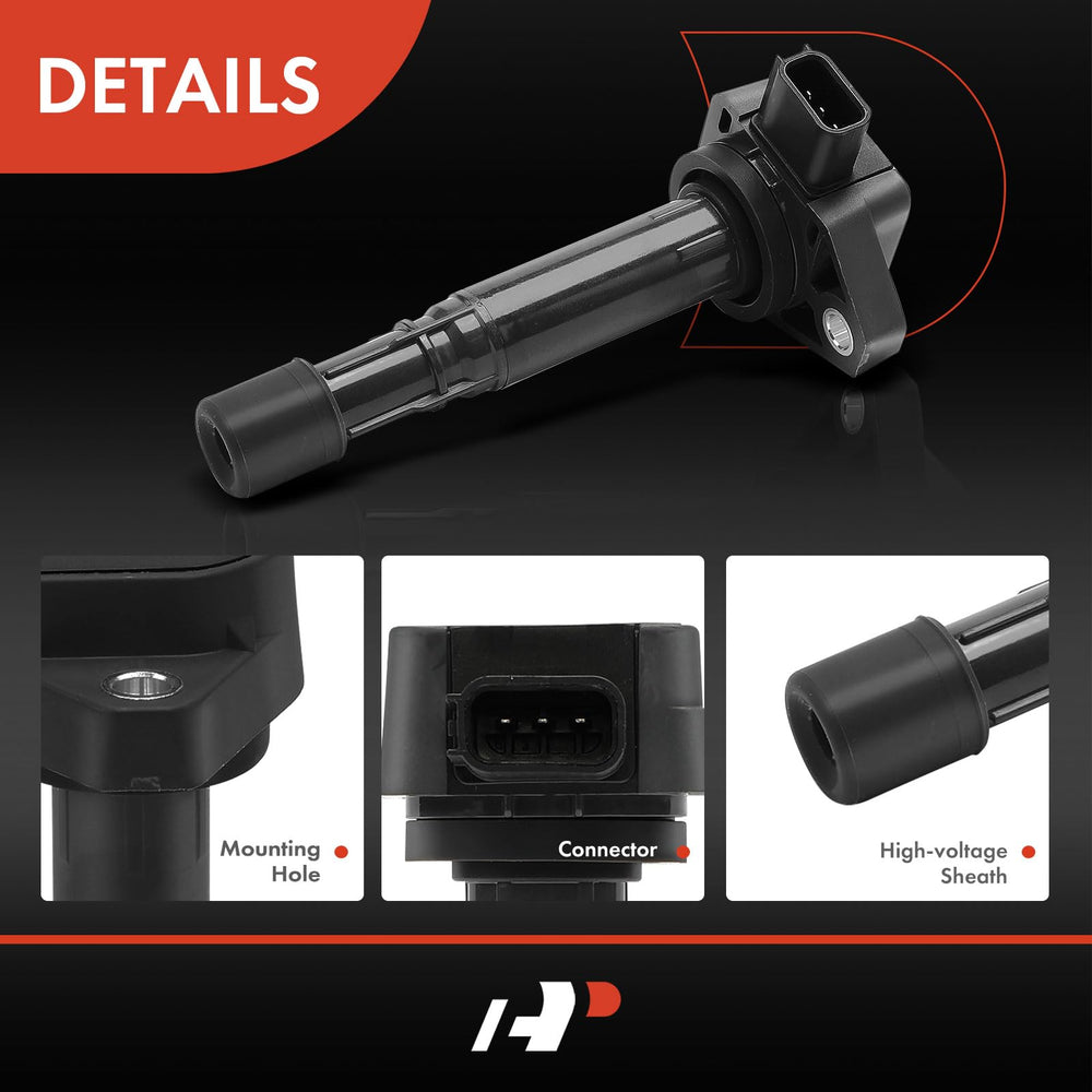 Under-hood installation concept illustrating straightforward coil swap