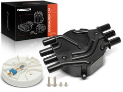 A-Premium ignition distributor cap closeup shows durable construction for reliable ignition.