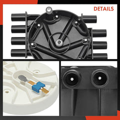 A-Premium distributor cap installed in a GM vehicle for reliability