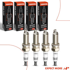 Pack of four A-Premium spark plugs ready for installation.