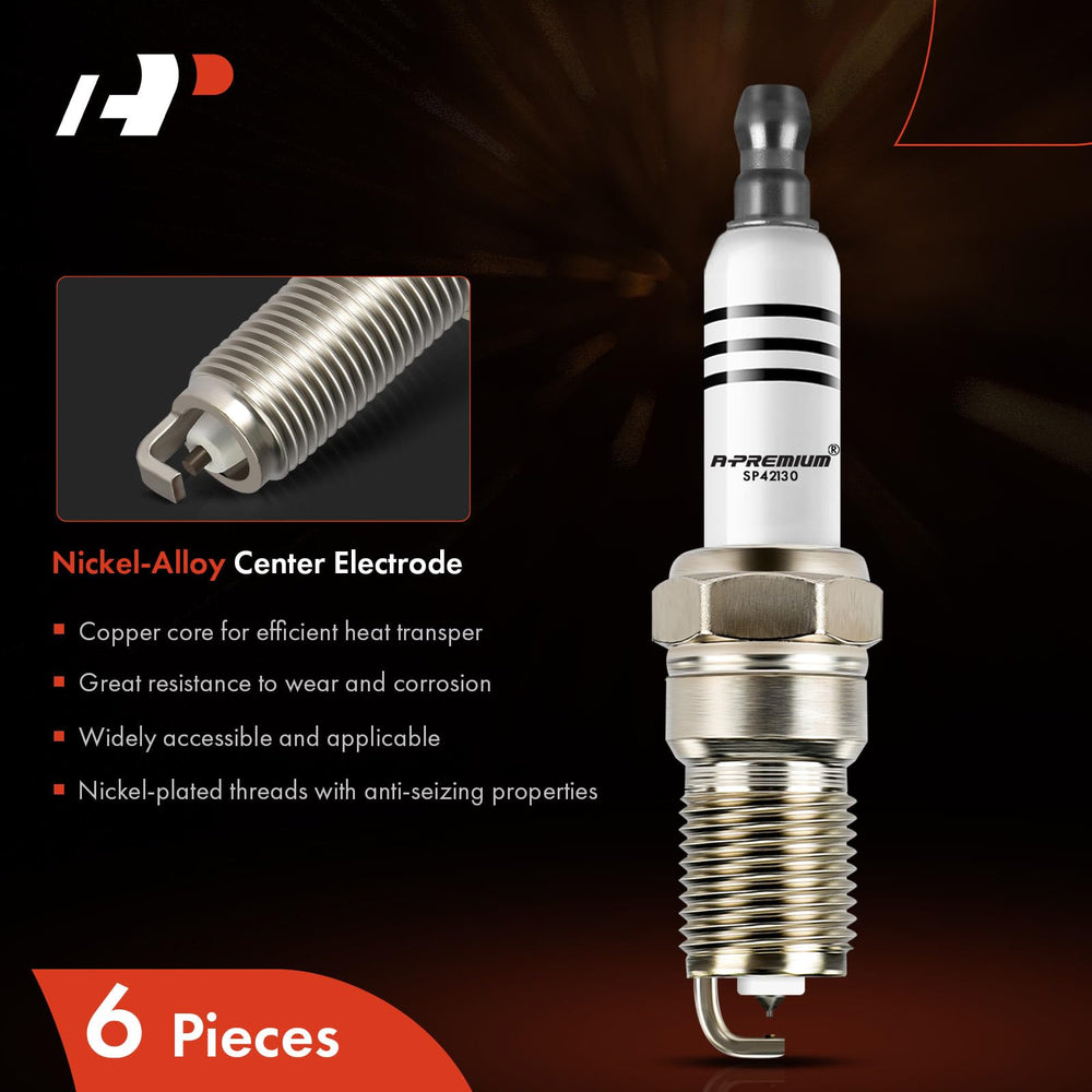 A-Premium plug tip close-up showing 0.044 inch gap